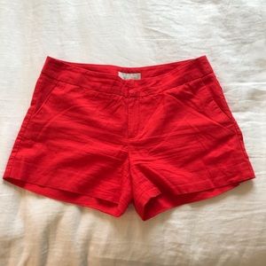 Bright Red Banana Republic Shorts